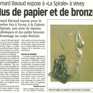La Presse Riviera Chablais — Novembre 2003