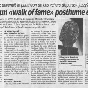 La Presse Riviera Chablais — 1999