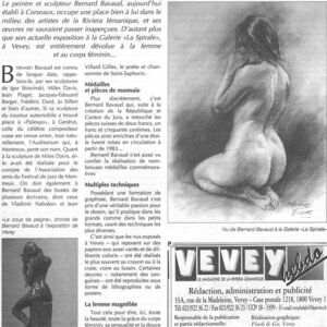 Vevey Hebdo — Novembre 2003